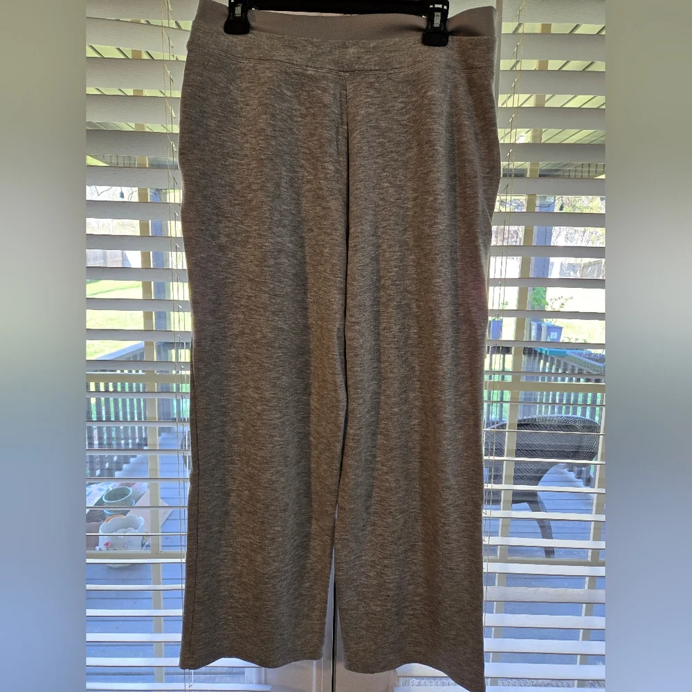 Danskin Heather Gray Casual Pants Sz Large - Picture 2 of 6